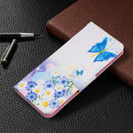 Custodia per telefono in pelle con motivo a disegno colorato, For Samsung Galaxy M52 5G