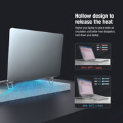 NILLKIN Bolster Plus Sticky Supporto per laptop regolabile in lega di zinco a tre velocità