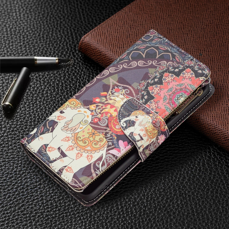 Custodia per telefono in pelle con cerniera con motivo a disegno colorato, For Xiaomi Redmi Note 11 5G, For Xiaomi Redmi Note 11 Pro / 11 Pro+, For Xiaomi Redmi Note 11  5G