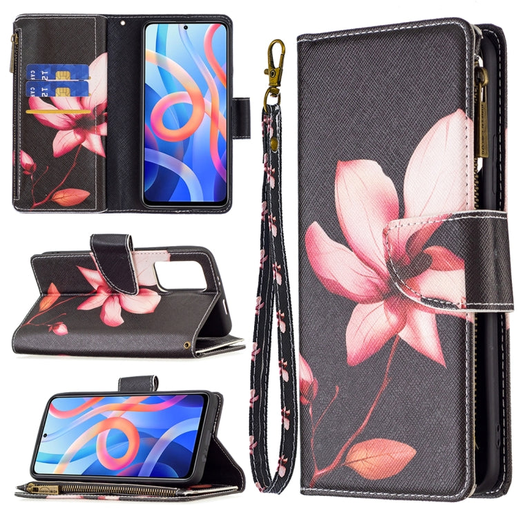 Custodia per telefono in pelle con cerniera con motivo a disegno colorato, For Xiaomi Redmi Note 11 5G, For Xiaomi Redmi Note 11 Pro / 11 Pro+, For Xiaomi Redmi Note 11  5G
