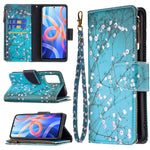 Custodia per telefono in pelle con cerniera con motivo a disegno colorato, For Xiaomi Redmi Note 11 5G, For Xiaomi Redmi Note 11 Pro / 11 Pro+, For Xiaomi Redmi Note 11  5G
