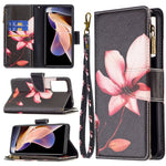 Custodia per telefono in pelle con cerniera con motivo a disegno colorato, For Xiaomi Redmi Note 11 5G, For Xiaomi Redmi Note 11 Pro / 11 Pro+, For Xiaomi Redmi Note 11  5G