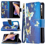 Custodia per telefono in pelle con cerniera con motivo a disegno colorato, For Xiaomi Redmi Note 11 5G, For Xiaomi Redmi Note 11 Pro / 11 Pro+, For Xiaomi Redmi Note 11  5G