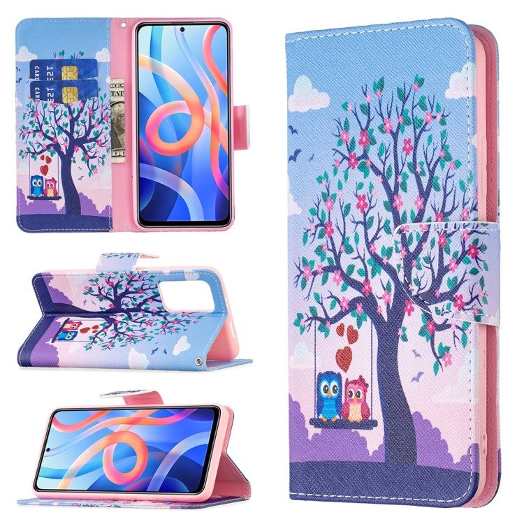 Custodia per telefono in pelle con disegno colorato, For Xiaomi Redmi Note 11 Pro / 11 Pro+, For Xiaomi Redmi Note 11 5G