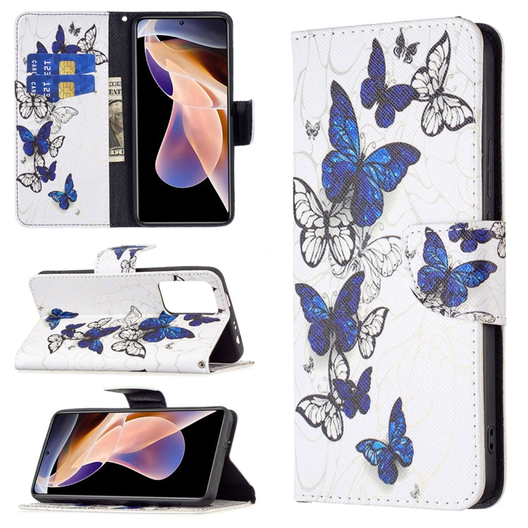 Custodia per telefono in pelle con disegno colorato, For Xiaomi Redmi Note 11 Pro / 11 Pro+, For Xiaomi Redmi Note 11 5G
