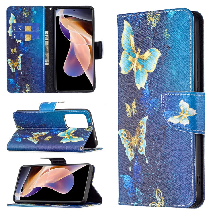 Custodia per telefono in pelle con disegno colorato, For Xiaomi Redmi Note 11 Pro / 11 Pro+, For Xiaomi Redmi Note 11 5G