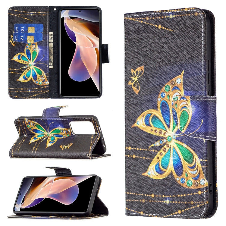 Custodia per telefono in pelle con disegno colorato, For Xiaomi Redmi Note 11 Pro / 11 Pro+, For Xiaomi Redmi Note 11 5G