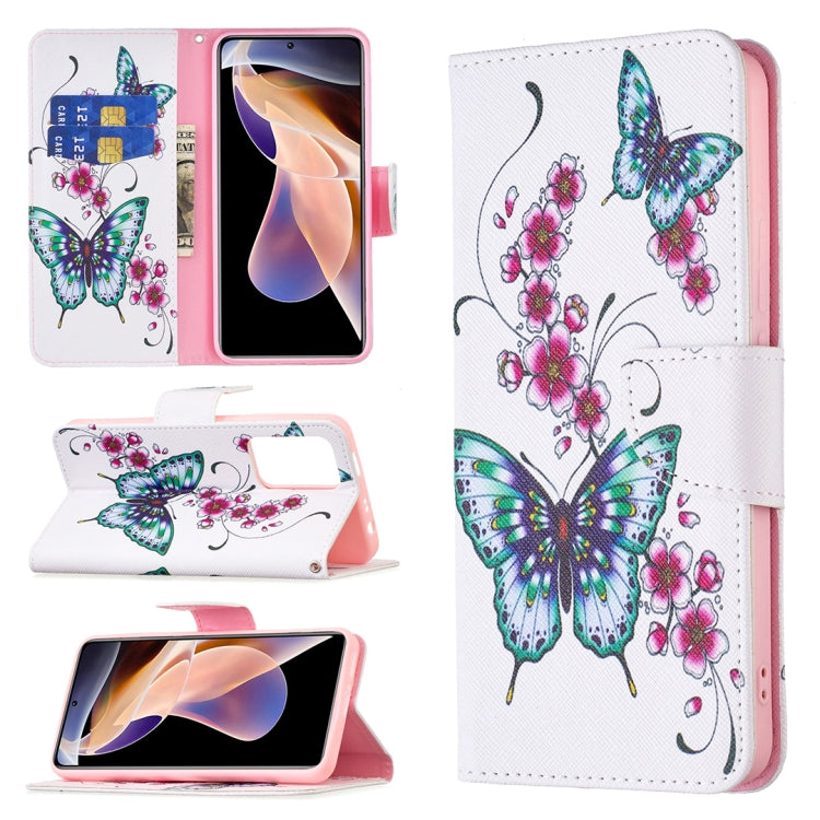 Custodia per telefono in pelle con disegno colorato, For Xiaomi Redmi Note 11 Pro / 11 Pro+, For Xiaomi Redmi Note 11 5G