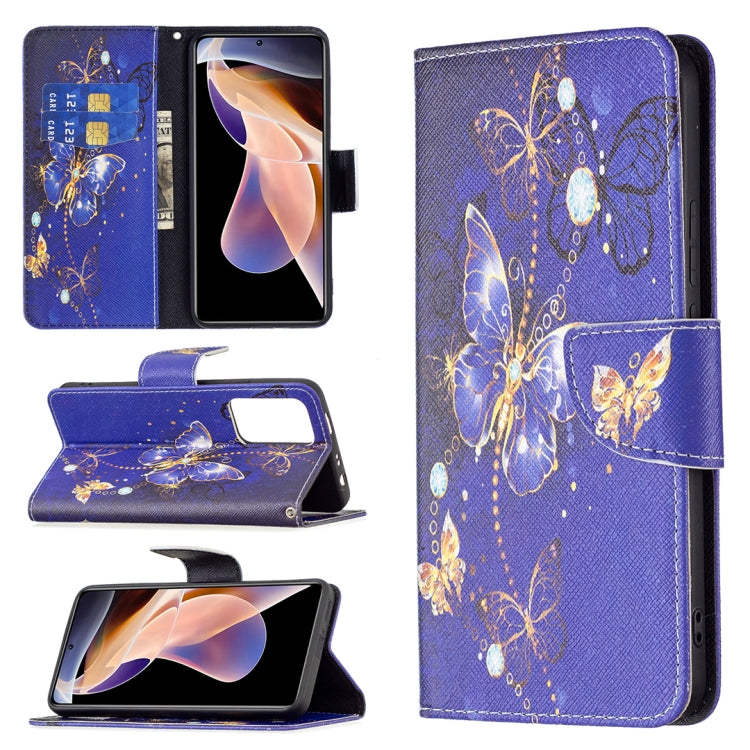 Custodia per telefono in pelle con disegno colorato, For Xiaomi Redmi Note 11 Pro / 11 Pro+, For Xiaomi Redmi Note 11 5G