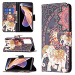 Custodia per telefono in pelle con disegno colorato, For Xiaomi Redmi Note 11 Pro / 11 Pro+, For Xiaomi Redmi Note 11 5G