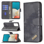 Custodia per telefono in pelle PU con texture coccodrillo abbinata, For Samsung Galaxy A53 5G