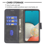 Custodia per telefono in pelle PU con texture coccodrillo abbinata, For Samsung Galaxy A53 5G
