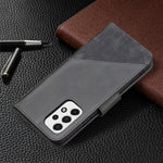 Custodia per telefono in pelle PU con texture coccodrillo abbinata, For Samsung Galaxy A53 5G