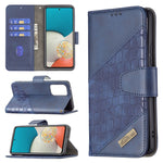 Custodia per telefono in pelle PU con texture coccodrillo abbinata, For Samsung Galaxy A53 5G