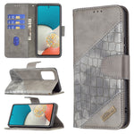 Custodia per telefono in pelle PU con texture coccodrillo abbinata, For Samsung Galaxy A53 5G
