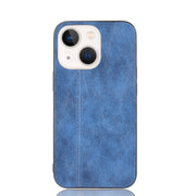 Custodia morbida per PC in pelle di mucca cucita, For iPhone 13 mini, For iPhone 13, For iPhone 13 Pro, For iPhone 13 Pro Max