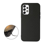 Custodia per telefono in pelle in fibra di carbonio, For Samsung Galaxy A03 Core, For Samsung Galaxy A53 5G