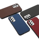 Custodia per telefono in pelle in fibra di carbonio, For Samsung Galaxy A03 Core, For Samsung Galaxy A53 5G