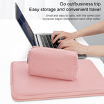 Borsa porta accessori digitale in pelle PU 17x11x6 cm