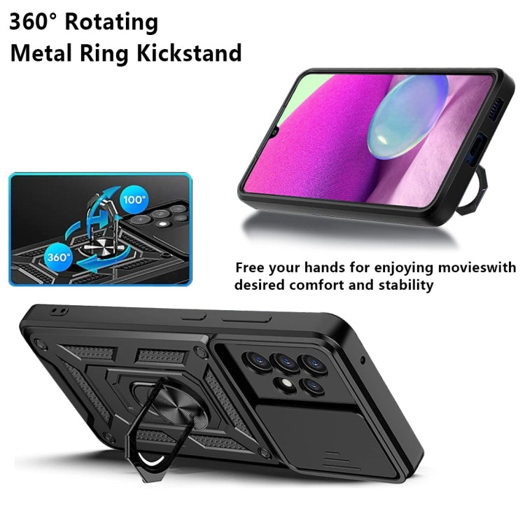 Design della fotocamera scorrevole Custodia per telefono in TPU + PC, For Samsung Galaxy A03s EU Version, For Samsung Galaxy A03s US Version, For Samsung Galaxy A33 5G, For Xiaomi Redmi Note 10 Pro 5G