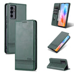 AZNS Custodia per telefono in pelle a vibrazione orizzontale con struttura in vitello magnetico, For vivo S10e / V23e, For vivo T1, For Honor X30i