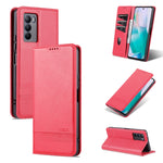 AZNS Custodia per telefono in pelle a vibrazione orizzontale con struttura in vitello magnetico, For vivo S10e / V23e, For vivo T1, For Honor X30i
