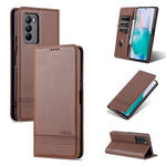 AZNS Custodia per telefono in pelle a vibrazione orizzontale con struttura in vitello magnetico, For vivo S10e / V23e, For vivo T1, For Honor X30i