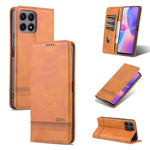AZNS Custodia per telefono in pelle a vibrazione orizzontale con struttura in vitello magnetico, For vivo S10e / V23e, For vivo T1, For Honor X30i