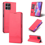 AZNS Custodia per telefono in pelle a vibrazione orizzontale con struttura in vitello magnetico, For vivo S10e / V23e, For vivo T1, For Honor X30i