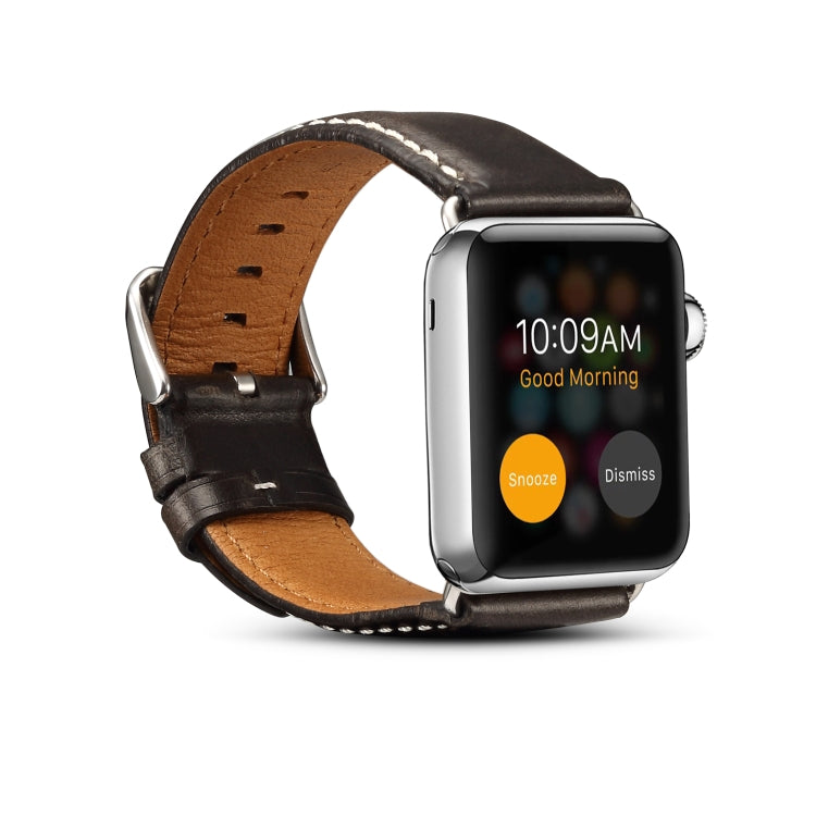Cinturino per cinturino in pelle bovina retrò in cera d'olio, For Apple Watch Series, For Apple Watch Series 5
