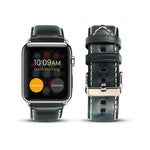 Cinturino per cinturino in pelle bovina retrò in cera d'olio, For Apple Watch Series, For Apple Watch Series 5