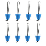 Tappo per foro di scarico in silicone per kayak, A6697 4 in 1 Blue, A6698 4 in 1 Green, A6699 4 in 1 Black, A6700 4 in 1 Red, A6701 8 in 1 Blue, A6702 8 in 1 Green, A6703 8 in 1 Black, A6704 8 in 1 Red
