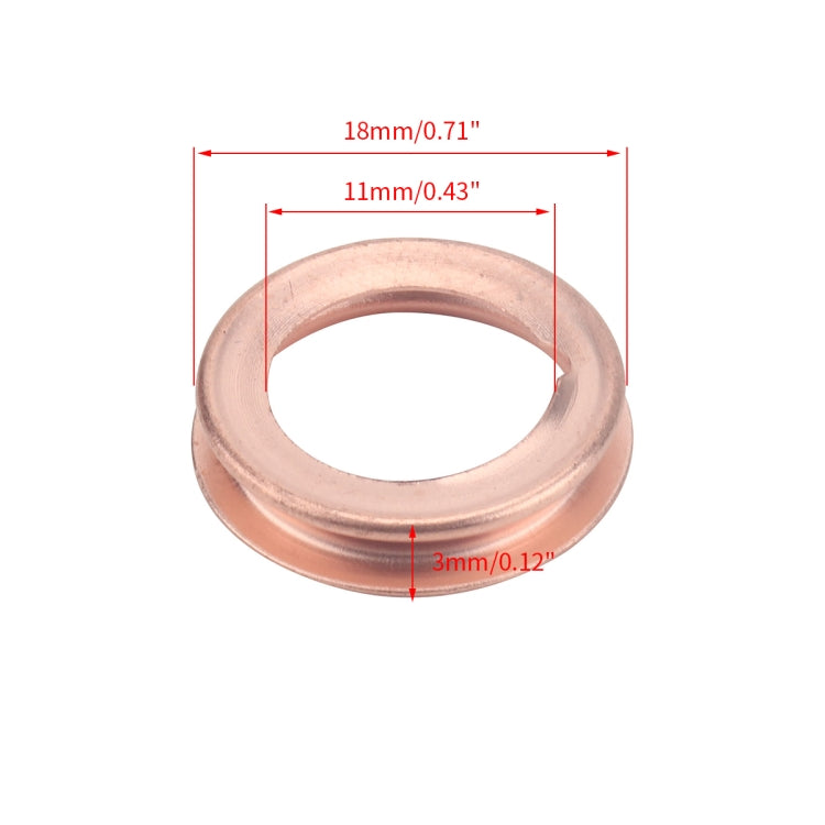 Guarnizioni per rondelle di scarico per tappi di scarico per auto 1102601M02 per Nissan, A5421 10 in 1, A5422 20 in 1, A5423 50 in 1