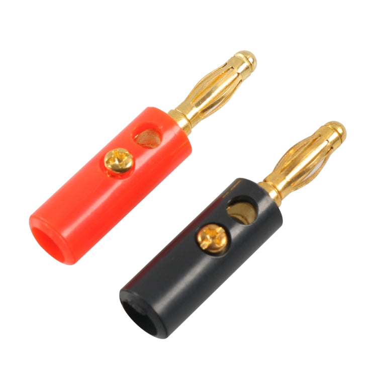 Copertura rossa e nera per auto Spina audio con testa a banana da 4 mm placcata in oro, A6545 10 in 1, A6546 20 in 1, A6549 40 in 1