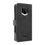 Custodia per telefono in pelle con fibbia magnetica tinta unita, For Oukitel WP15 5G