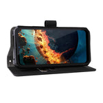 Custodia per telefono in pelle con fibbia magnetica tinta unita, For Oukitel WP15 5G