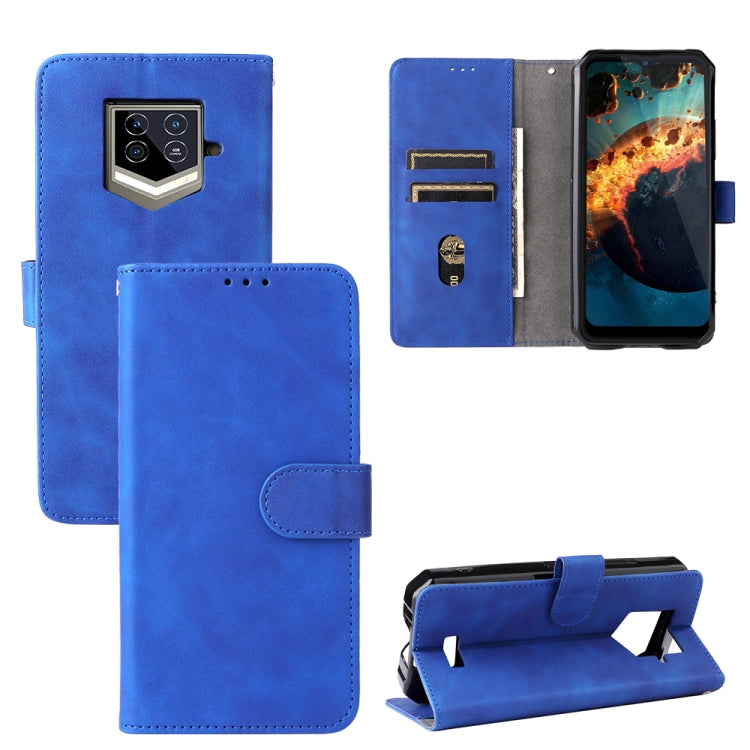 Custodia per telefono in pelle con fibbia magnetica tinta unita, For Oukitel WP15 5G