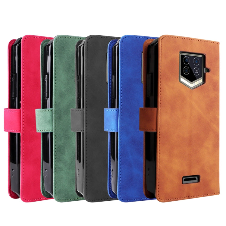 Custodia per telefono in pelle con fibbia magnetica tinta unita, For Oukitel WP15 5G