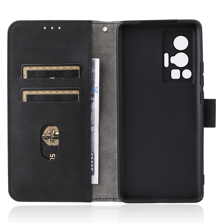 Custodia per telefono in pelle con fibbia magnetica tinta unita, For vivo X70 Pro, For vivo Y3s 2021