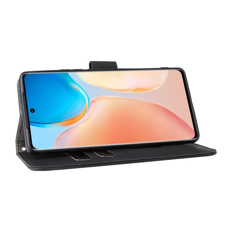 Custodia per telefono in pelle con fibbia magnetica tinta unita, For vivo X70 Pro, For vivo Y3s 2021