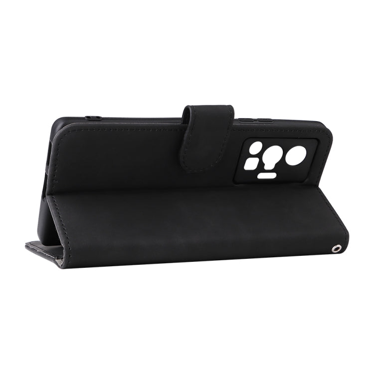 Custodia per telefono in pelle con fibbia magnetica tinta unita, For vivo X70 Pro, For vivo Y3s 2021