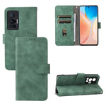 Custodia per telefono in pelle con fibbia magnetica tinta unita, For vivo X70 Pro, For vivo Y3s 2021