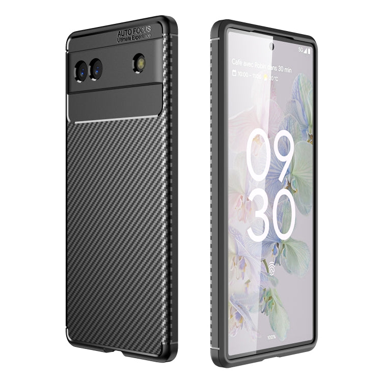 Custodia per telefono in TPU antiurto con struttura in fibra di carbonio, For Google Pixel 6a, For Sony Xperia 5 III