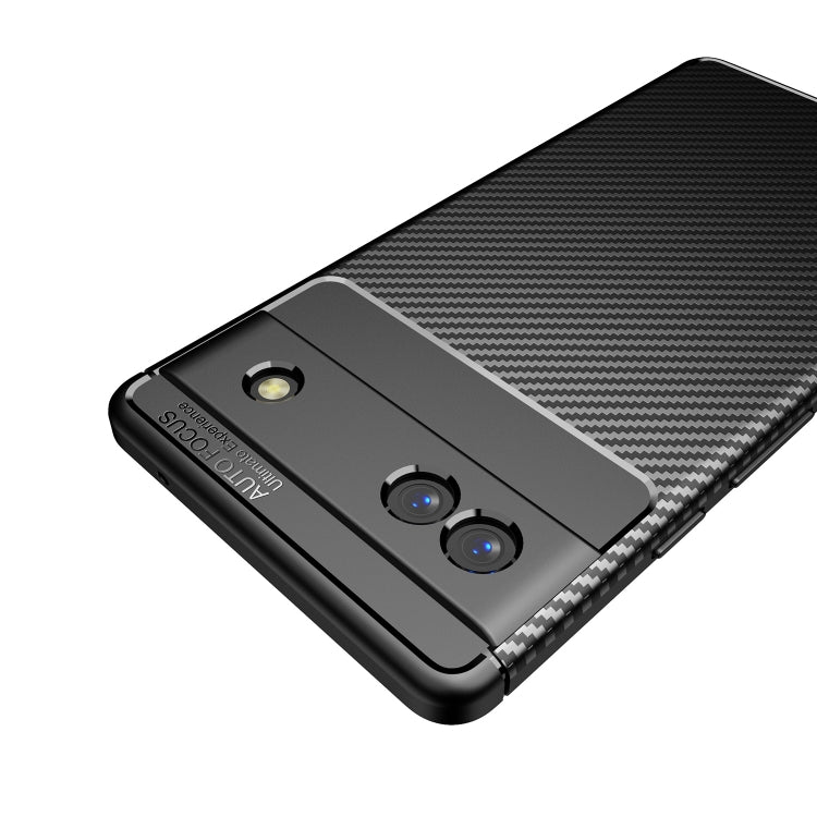 Custodia per telefono in TPU antiurto con struttura in fibra di carbonio, For Google Pixel 6a, For Sony Xperia 5 III