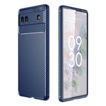 Custodia per telefono in TPU antiurto con struttura in fibra di carbonio, For Google Pixel 6a, For Sony Xperia 5 III