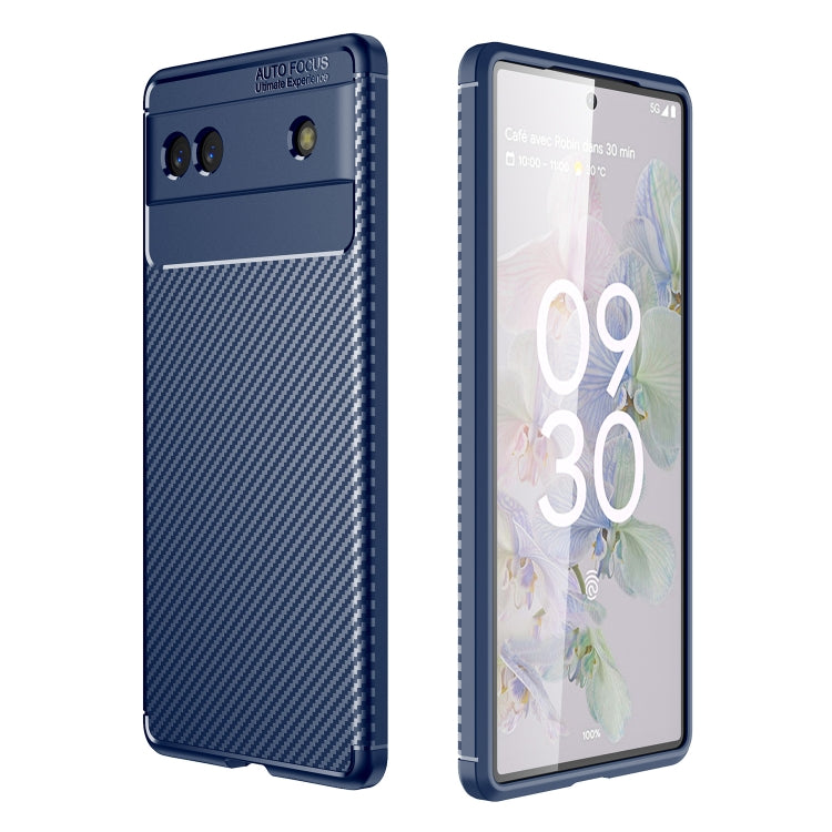 Custodia per telefono in TPU antiurto con struttura in fibra di carbonio, For Google Pixel 6a, For Sony Xperia 5 III