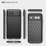 Custodia in TPU antiurto con trama in fibra di carbonio spazzolata, For Google Pixel 6a, For Sony Xperia 5 III