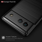 Custodia in TPU antiurto con trama in fibra di carbonio spazzolata, For Google Pixel 6a, For Sony Xperia 5 III