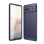 Custodia in TPU antiurto con trama in fibra di carbonio spazzolata, For Google Pixel 6a, For Sony Xperia 5 III