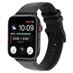 Cinturino in vera pelle con trama di cavallo pazzo in cera d'olio, For Apple Watch Series, For Apple Watch Series 5